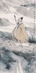 任惠中作品月出惊山鸟 时鸣春涧中