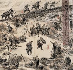 任惠中作品兄妹开荒