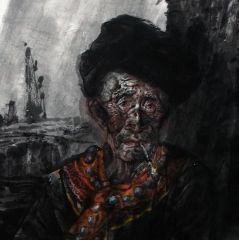 任惠中作品暖夜--局部