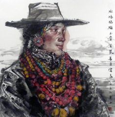 任惠中作品珍珠瑪瑙玉贵美丽善良价高