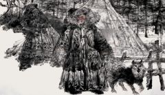 任惠中作品敖鲁古雅