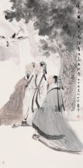 任惠中作品情共日往而月来 谊若天高而地厚