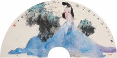 任惠中作品桂子月中落 天香云外飘