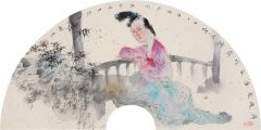 任惠中作品荷风送香气 竹露滴清响