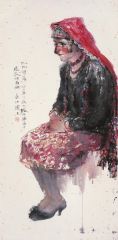 任惠中作品2014新疆塔什库露干写生03