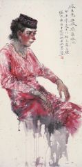 任惠中作品2014新疆塔什库露干写生01