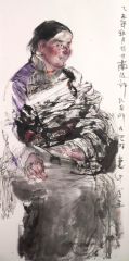 任惠中作品2015甘南迭部扎尕那写生32