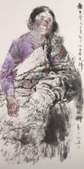 任惠中作品2015甘南迭部扎尕那写生28
