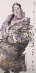 任惠中作品2015甘南迭部扎尕那写生24