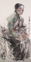 任惠中作品2015甘南迭部扎尕那写生08