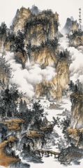 北海作品云烟深处水悠长