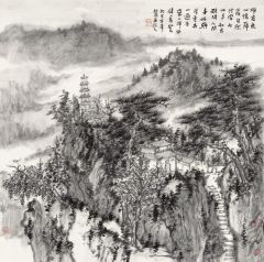 石峰作品禅客无心忆薜萝