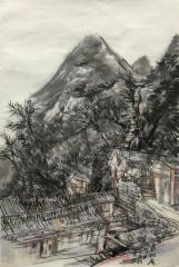 韩敬伟作品蔡树庵写生之四