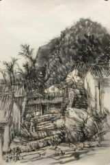 韩敬伟作品蔡树庵写生之一