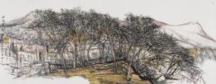韩敬伟作品林间老村