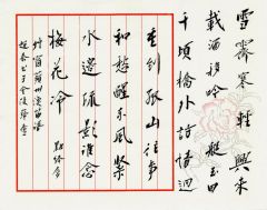 赵秦作品书法之六