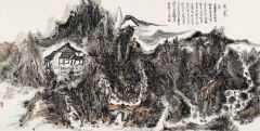 李玉民作品溪山农家