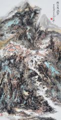 李玉民作品深谷溪流声