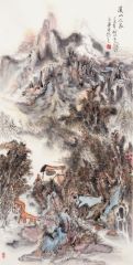 李玉民作品溪山人家