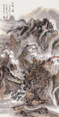 李玉民作品丘壑人烟