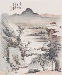 周传玉作品山水