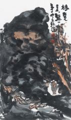杜老三作品独览古木无一事