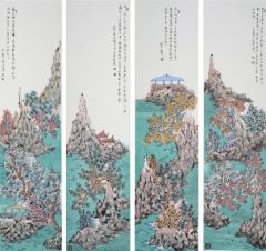 范馨心作品山水作品