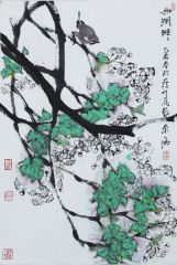 秦海作品雨润斑斑