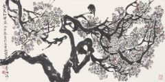 秦海作品分明香在梨花上
