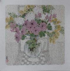 张萍作品窗前