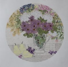 张萍作品紫葡萄
