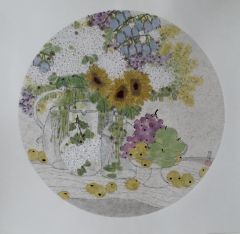 张萍作品向日葵