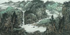 钟彩君作品山水作品