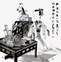 王家训作品轻风吹得一天秋