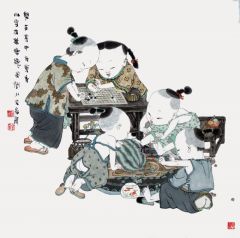 王家训作品童子系列作品13