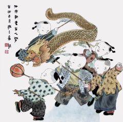 王家训作品神仙都只在人间