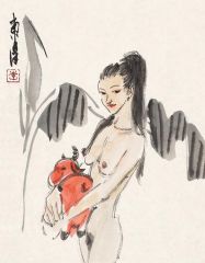 李东星作品水墨人体