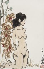李东星作品水墨人体