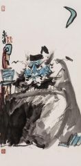 李东星作品钟馗巡夜图