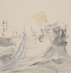刘临作品写意人物