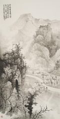 周扬波作品云来云去岭上峰