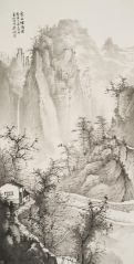 周扬波作品家山烟雨