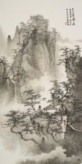 周扬波作品家山烟雨