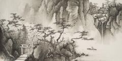 周扬波作品隐居图