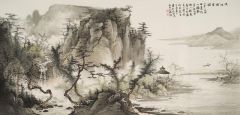周扬波作品峡江烟云图