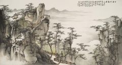 周扬波作品西海奇观图