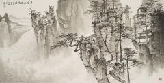 周扬波作品太子山仙境图