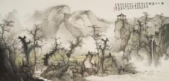 周扬波作品观山品茗