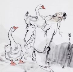 郭山泽作品人物小品19