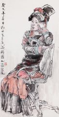 郭山泽作品2013北京上庄美术馆写生14